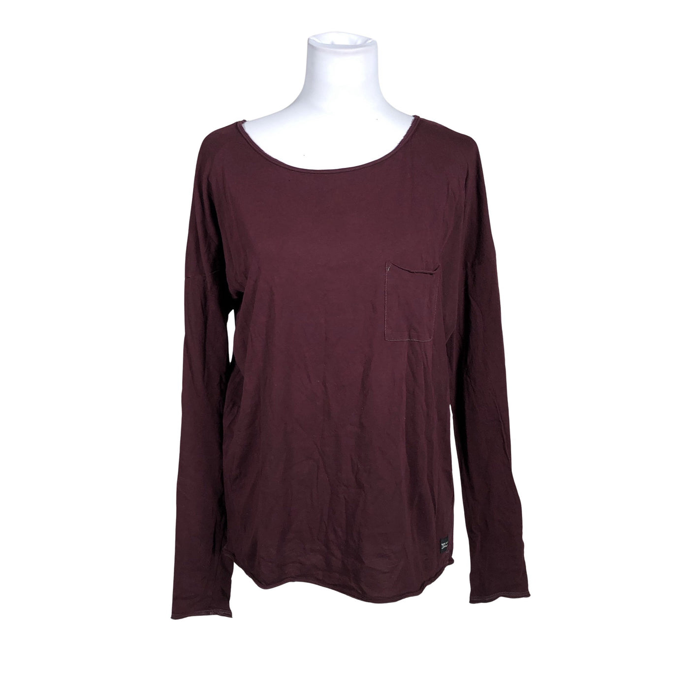 Unisex Marc O'Polo - Trikotaažist pluus, suurus 38 - Veinipunane (1)