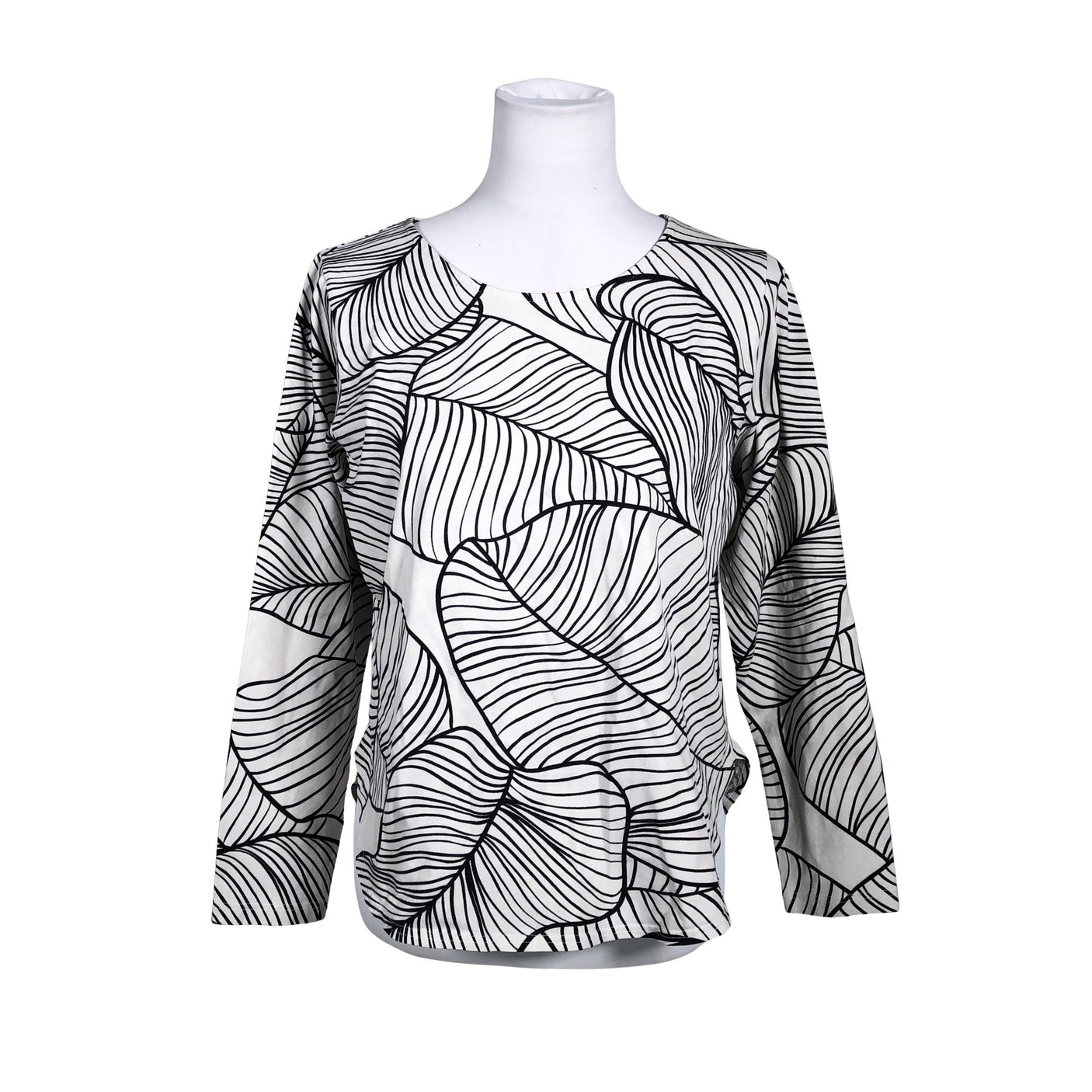 Unisex NOSH - Trikotaažist pluus, suurus 40 - Valge (1)