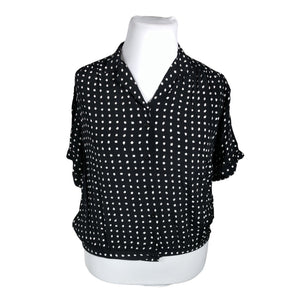 Unisex Tuomi Tuote - Lühikeste käistega pluus, suurus 42 - Must (1)