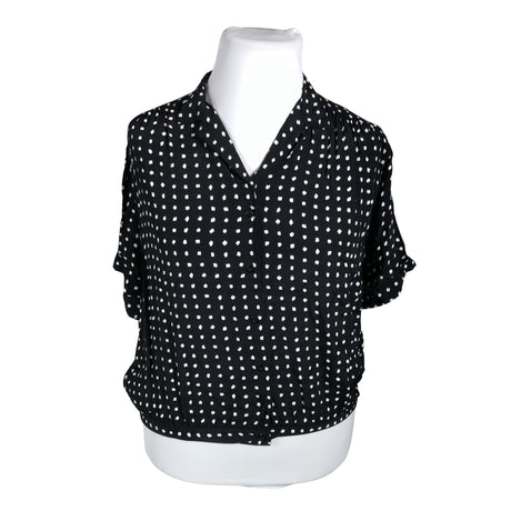 Unisex Tuomi Tuote - Lühikeste käistega pluus, suurus 42 - Must ()