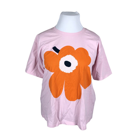 Unisex Marimekko - T-särk, suurus 44 - Heleroosa ()