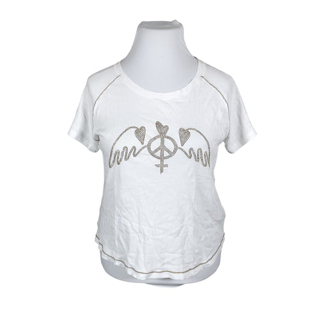 Unisex Mos Mosh - T-särk, suurus 42 - Valge ()