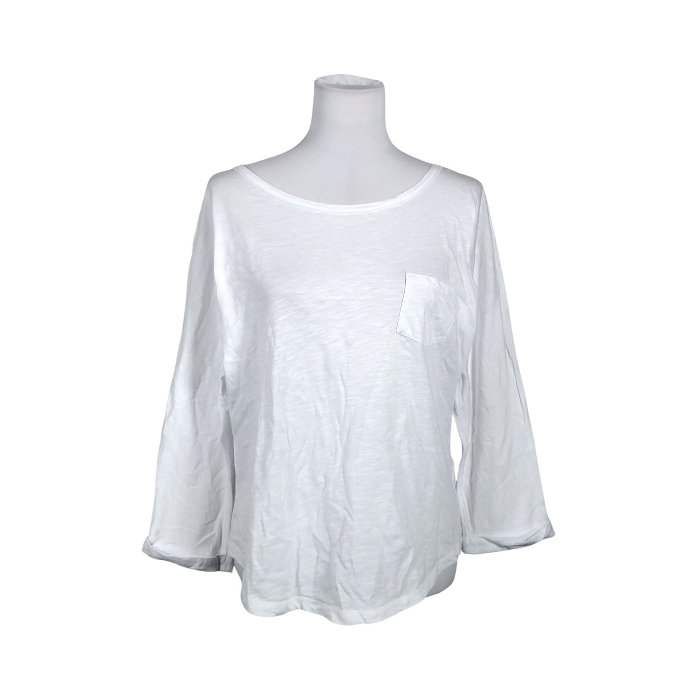 Unisex Part two - Trikotaažist pluus, suurus 40 - Valge (1)