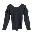 Unisex Gugguu - Trikotaažist pluus, suurus 128 - 134 - Must ()