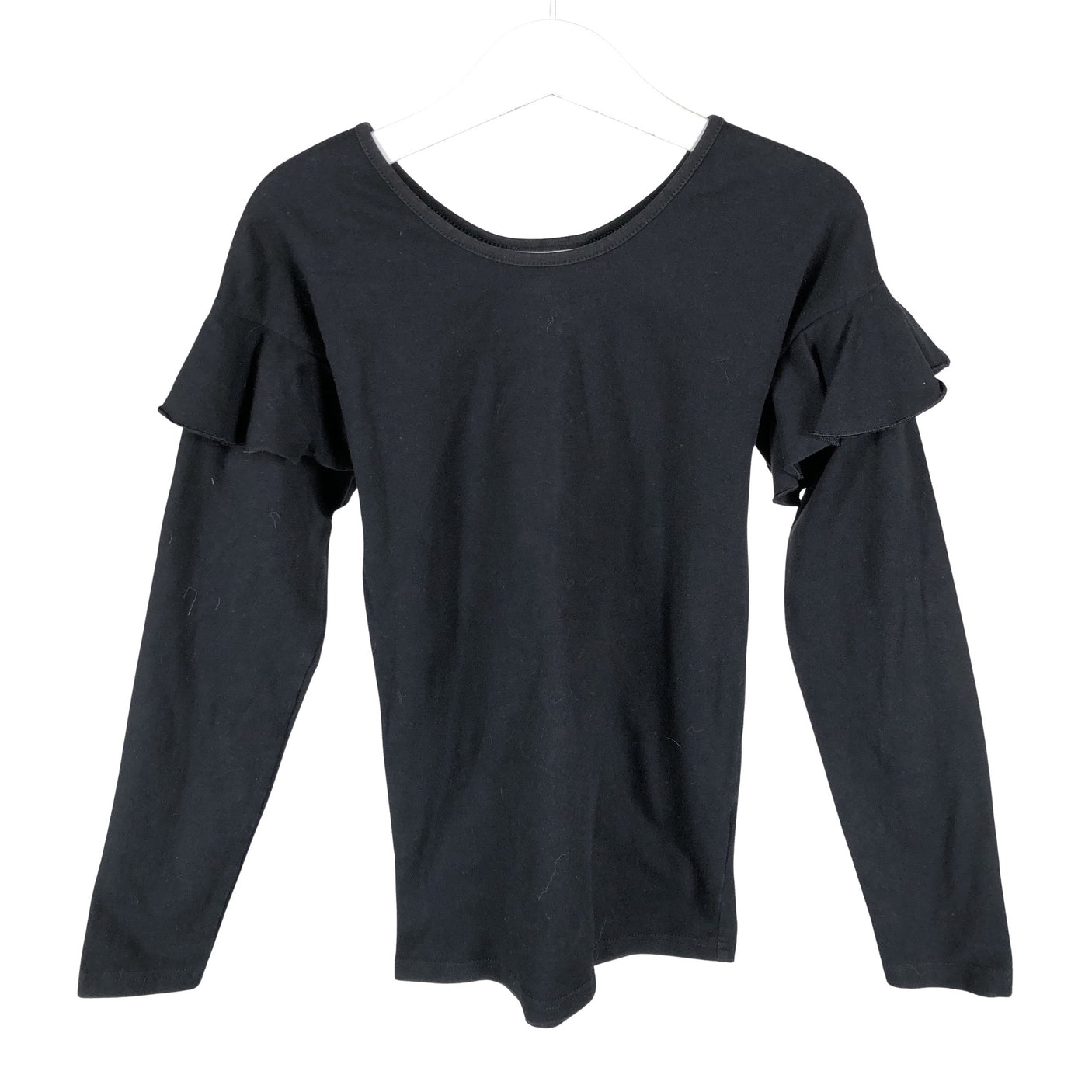 Unisex Gugguu - Trikotaažist pluus, suurus 128 - 134 - Must (1)