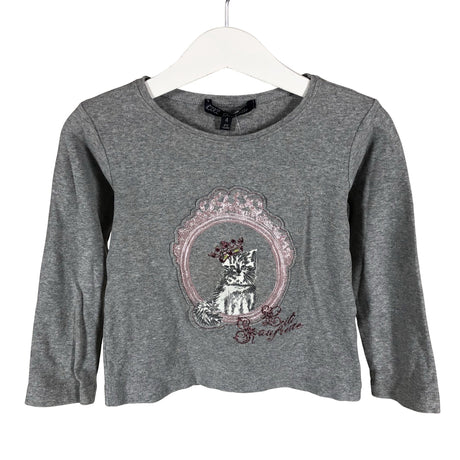 Unisex Lili Gaufrette - Trikotaažist pluus, suurus 98 - 104 - Hall ()