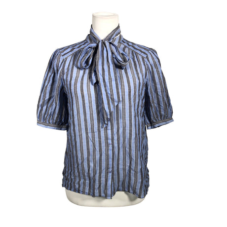 Unisex ME+EM - Lühikeste käistega pluus, suurus 40 - Sinine ()
