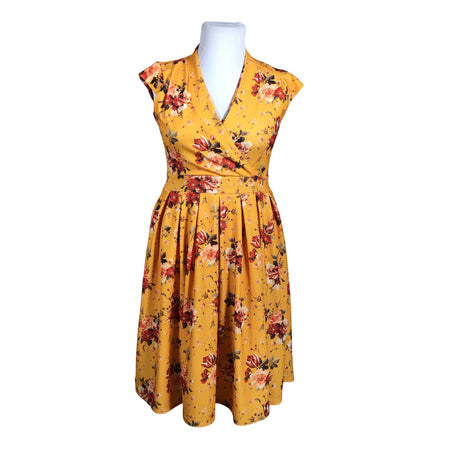 Unisex Lady Vintage - Mitteveniv kleit, suurus 44 - Oranž ()