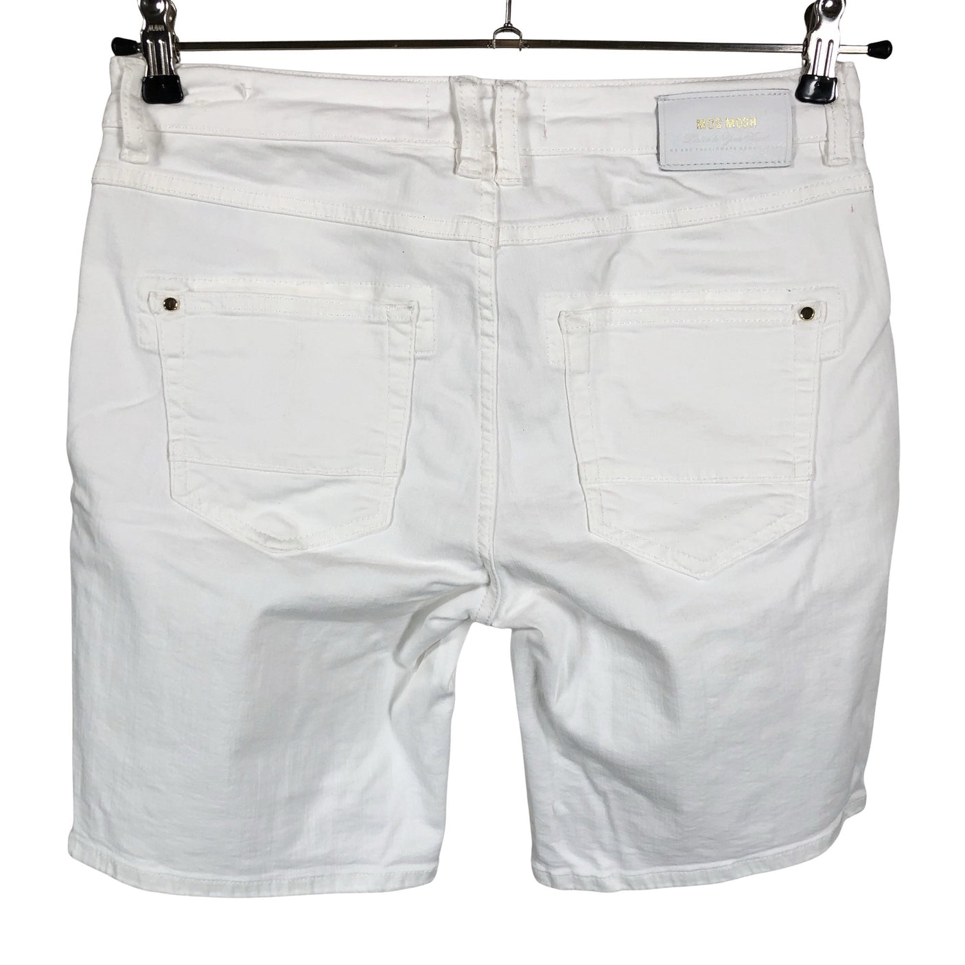 Unisex Mos Mosh - Teksast lühikesed püksid, suurus W28 - Valge (2)