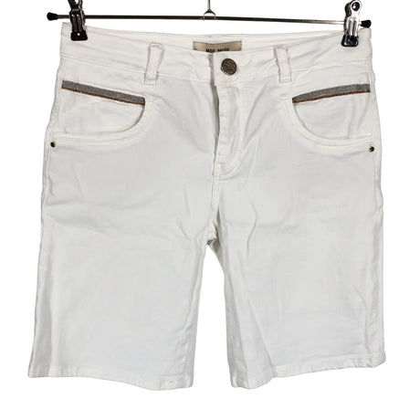 Unisex Mos Mosh - Teksast lühikesed püksid, suurus W28 - Valge ()