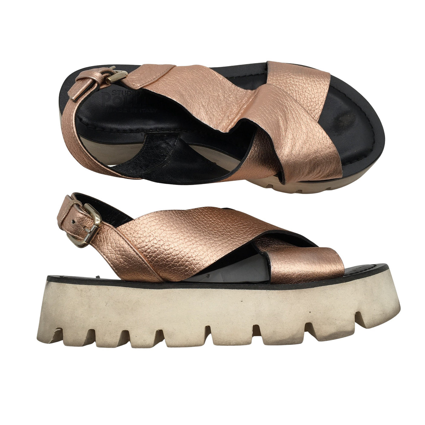 Unisex Studio Pollini - Rihmikud, suurus 36 - Heleroosa (1)
