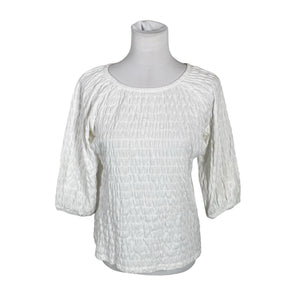 Unisex Nanso - Trikotaažist pluus, suurus 38 - Valge (1)
