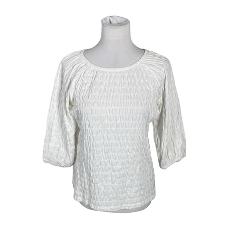 Unisex Nanso - Trikotaažist pluus, suurus 38 - Valge ()