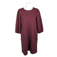 Unisex Free Quent - Trikotaažist kleit, suurus 38 - Veinipunane ()