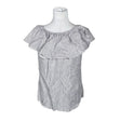 Unisex Bypias - Lühikeste käistega pluus, suurus 38 - Hall ()