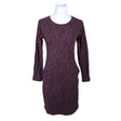 Unisex Nanso - Trikotaažist kleit, suurus 36 - Veinipunane ()