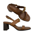 Unisex Massimo Dutti - Kontsaga rihmikud, suurus 38 - Pruun ()