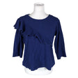 Unisex Nanso - Trikotaažist pluus, suurus 40 - Sinine ()