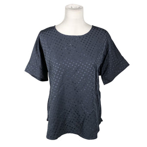 Unisex Nanso - Lühikeste käistega pluus, suurus 36 - Sinine (1)