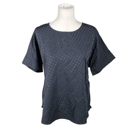 Unisex Nanso - Lühikeste käistega pluus, suurus 36 - Sinine ()