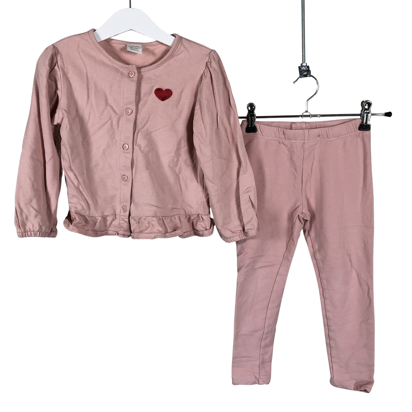 Unisex Lindex - Dressid, suurus 98 - 104 - Heleroosa (1)