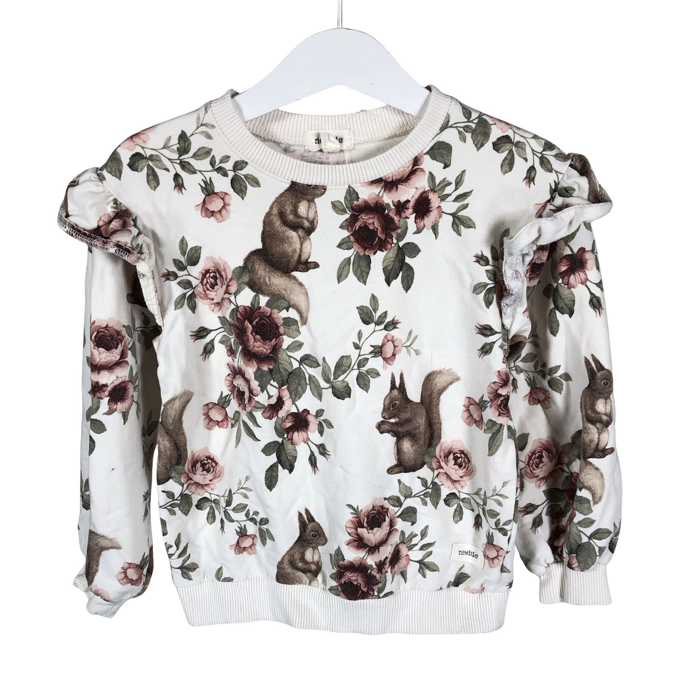 Unisex Newbie - Dressikangast pluus, suurus 98 - 104 - Valge (1)