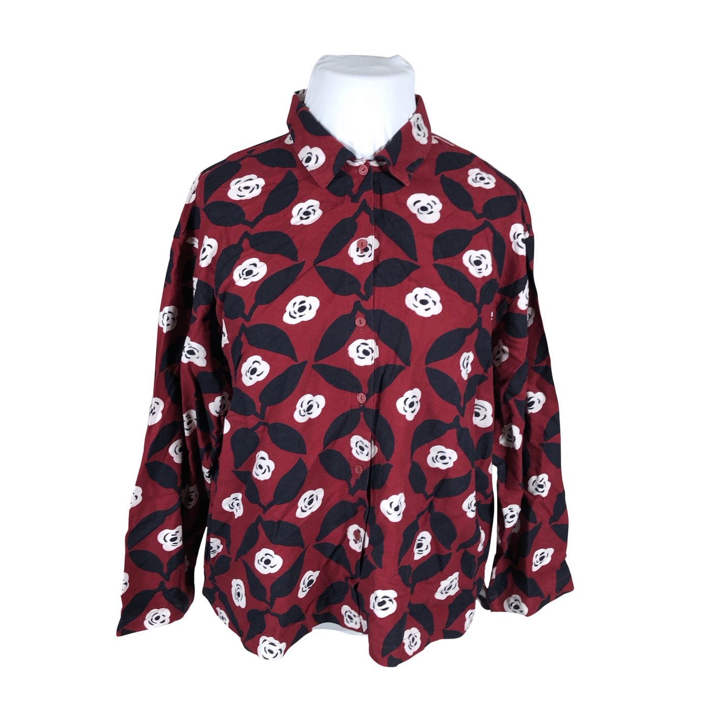 Unisex Uniqlo - Triiksärk, suurus 42 - Veinipunane (1)