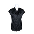 Unisex Ril's - Lühikeste käistega pluus, suurus 38 - Must ()