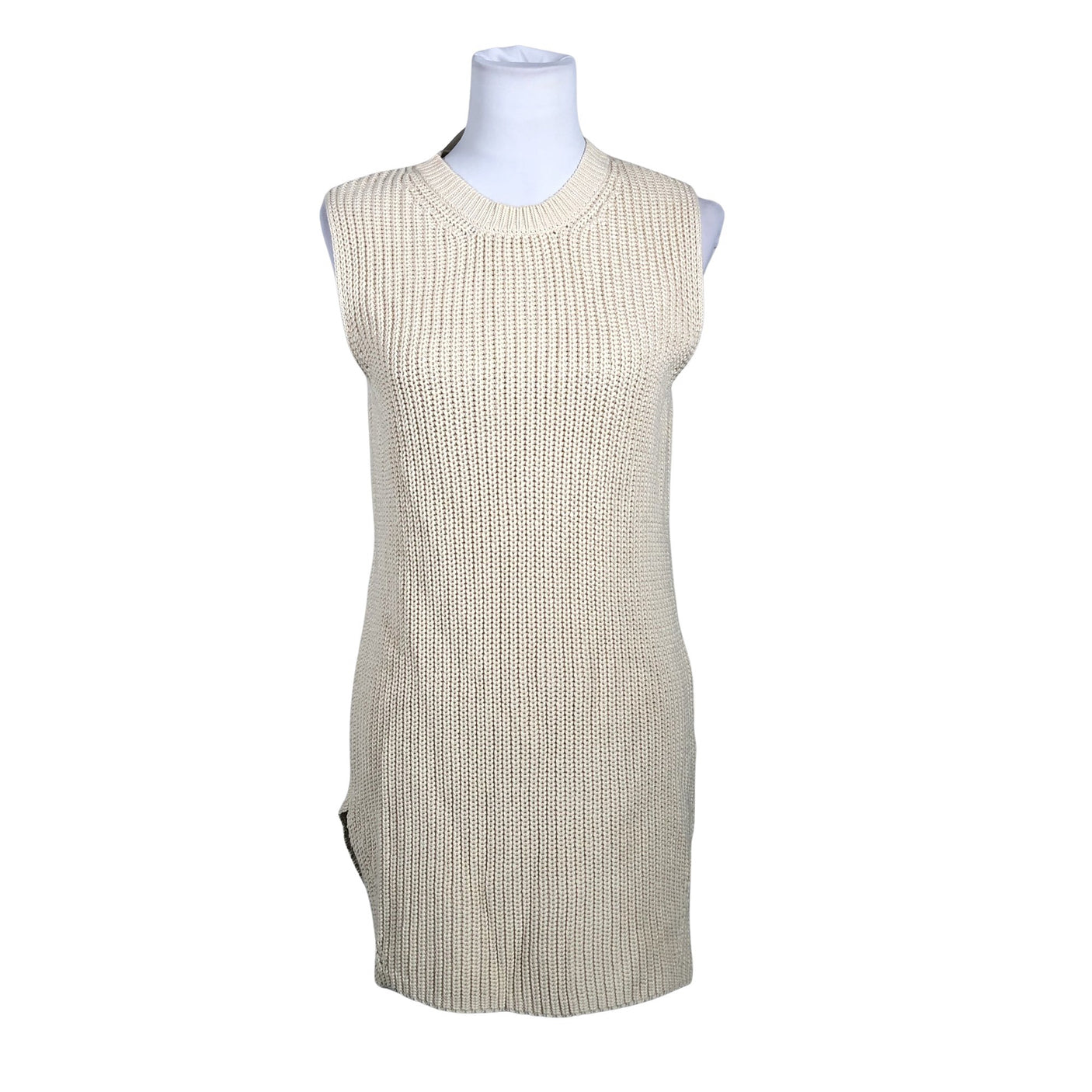 Unisex Andiata - Kootud kleit, suurus 34 - Beige (1)