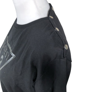 Unisex Guess - Trikotaažist pluus, suurus 38 - Must (2)