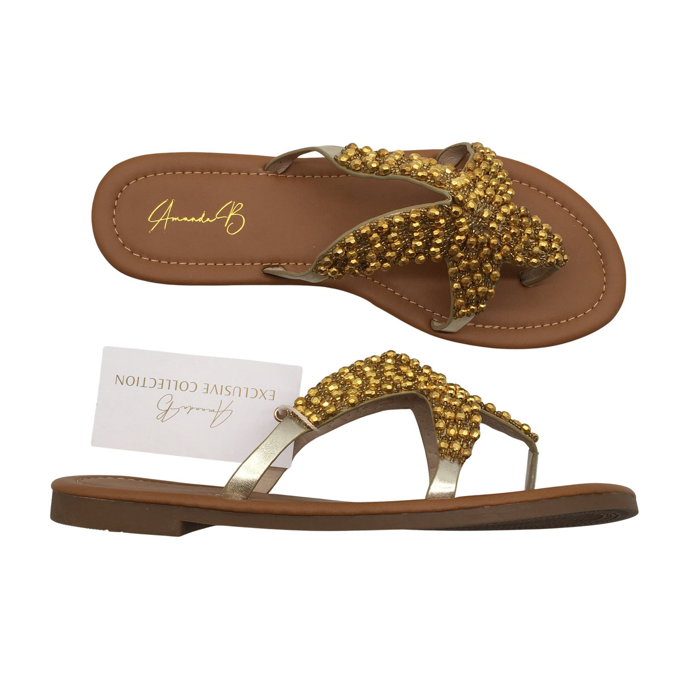 Unisex Amanda Boutique Collection - Rihmikud, suurus 40 - Pruun (1)