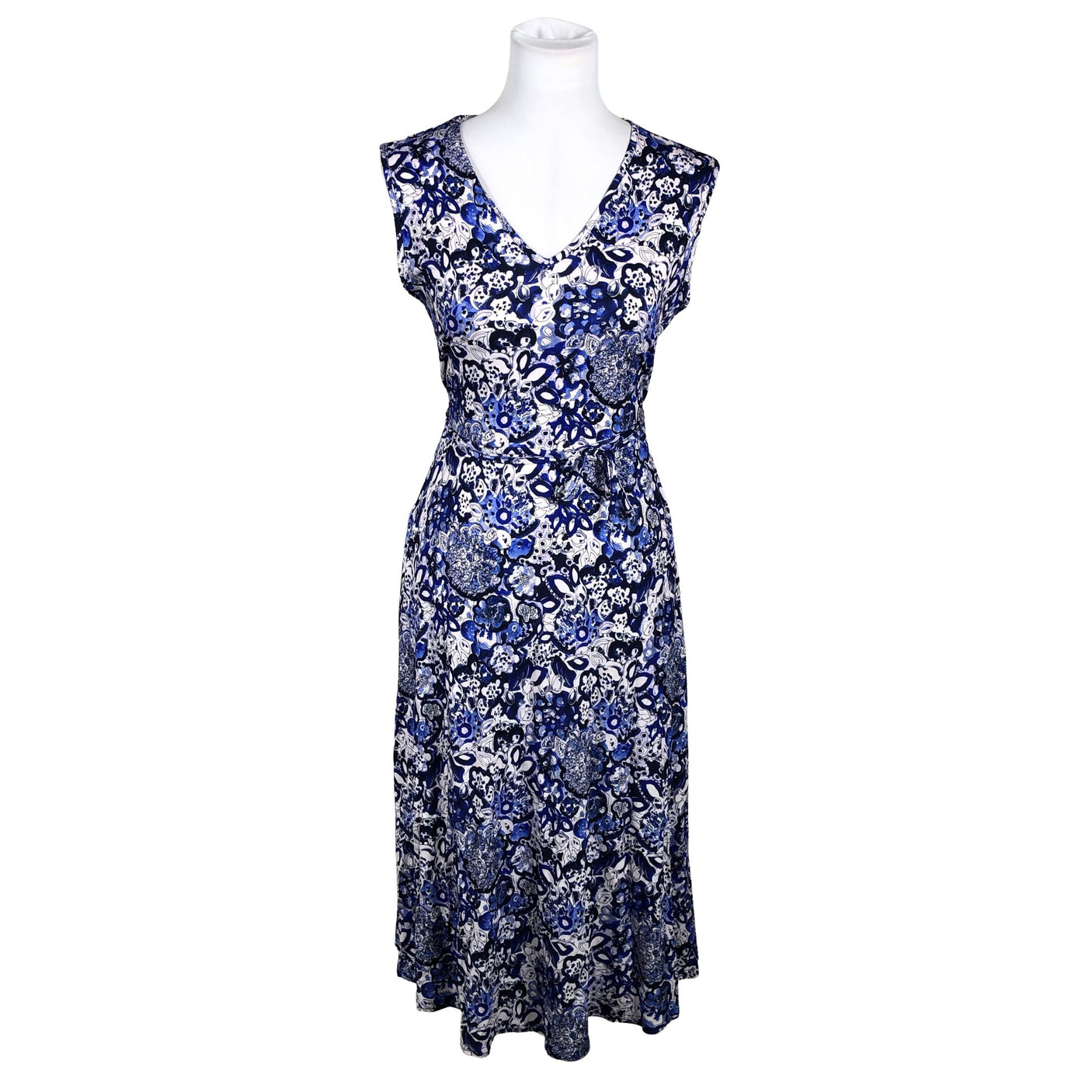 Unisex Nanso - Trikotaažist kleit, suurus 38 - Sinine (1)