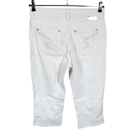 Unisex MAC - Teksast poolpikad püksid, suurus 36 - Valge (2)