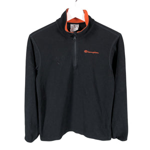 Unisex Champion - Fliispluus, suurus 158 - 164 - Must (1)