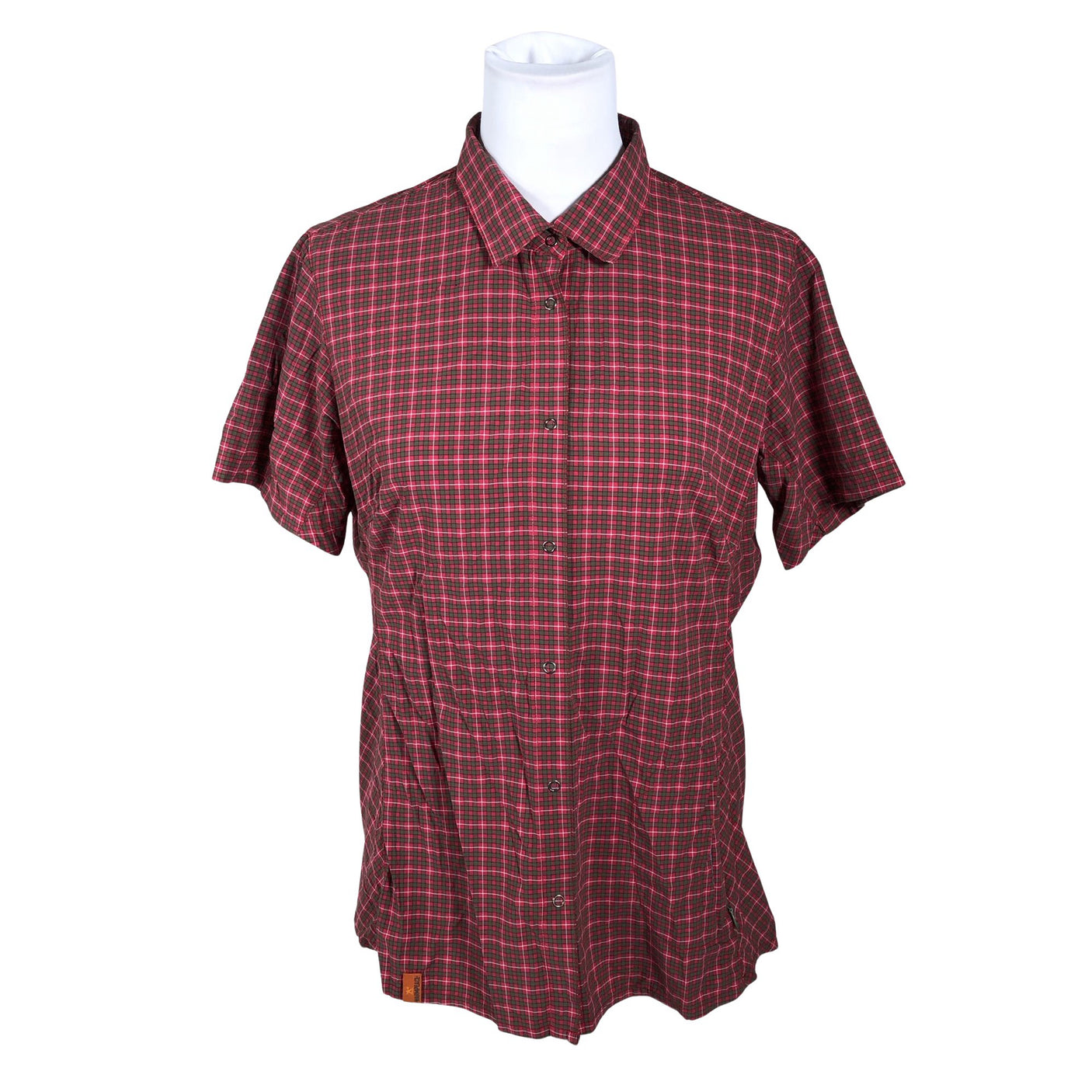 Unisex Warmpeace - T-särk, suurus 40 - Veinipunane (1)