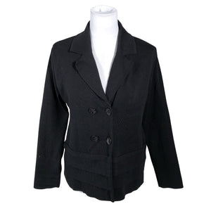 Unisex Muotikuu - Kardigan, suurus 38 - Must (1)