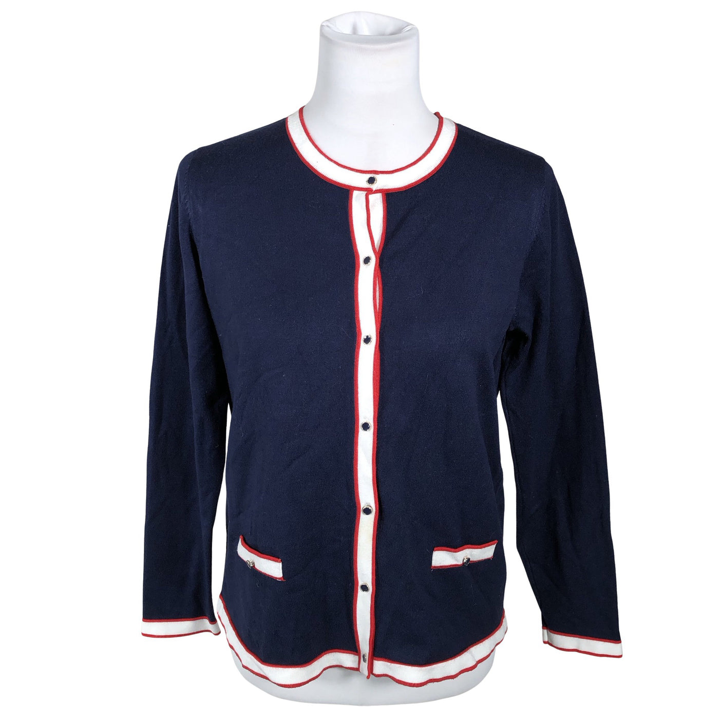 Unisex Signature - Kardigan, suurus 38 - Sinine (1)