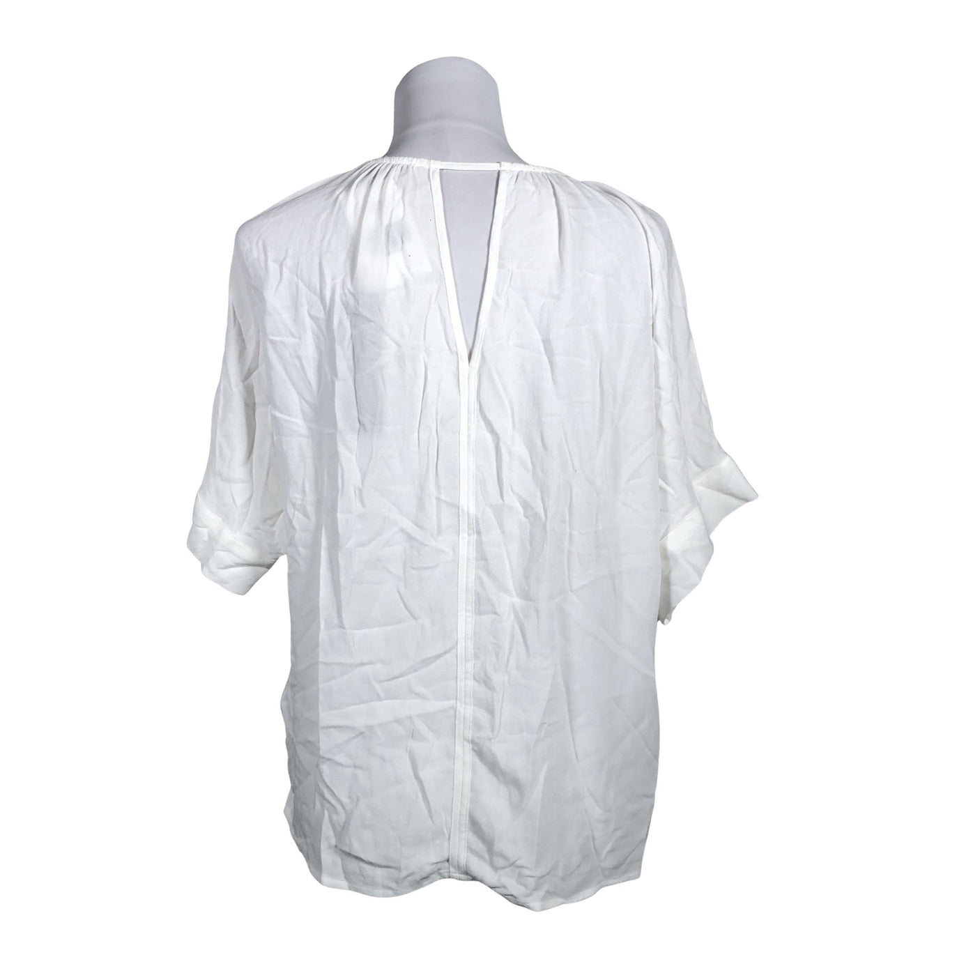 Unisex Esprit - Lühikeste käistega pluus, suurus 40 - Valge (2)
