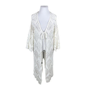Unisex Bohemiana - Kardigan, suurus 44 - Valge (1)