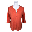 Unisex Nanso - Trikotaažist pluus, suurus 40 - Oranž ()