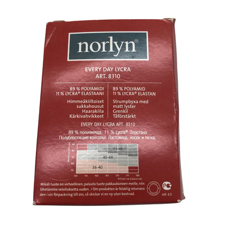 Unisex Norlyn - Sukkpüksid, õhukesed, suurus 42 - Must (2)