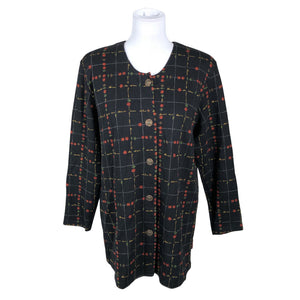 Unisex Sarafaani - Kardigan, suurus 40 - Must (1)