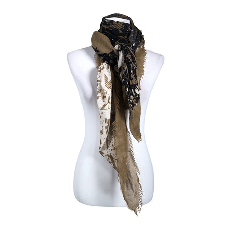Unisex Armani Jeans - Õhuke sall, suurus Maxi - Pruun ()
