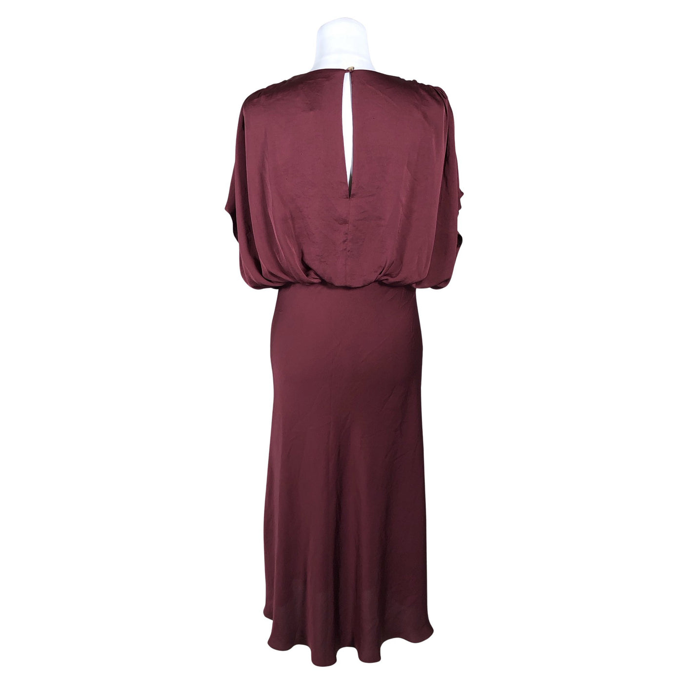Unisex Joseph Ribkoff - Õhuke kleit, suurus 38 - Veinipunane (2)