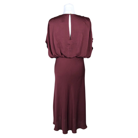 Unisex Joseph Ribkoff - Õhuke kleit, suurus 38 - Veinipunane (2)
