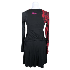 Unisex Desigual - Trikotaažist kleit, suurus 38 - Must (2)