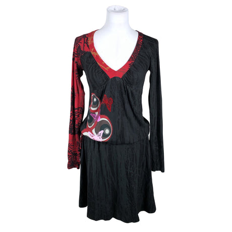 Unisex Desigual - Trikotaažist kleit, suurus 38 - Must ()