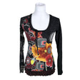 Unisex Desigual - Trikotaažist pluus, suurus 34 - Must ()