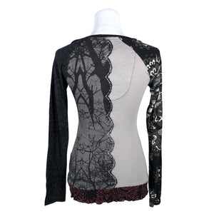 Unisex Desigual - Trikotaažist pluus, suurus 34 - Must (2)