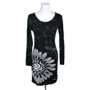 Unisex Desigual - Trikotaažist kleit, suurus 38 - Roheline (1)